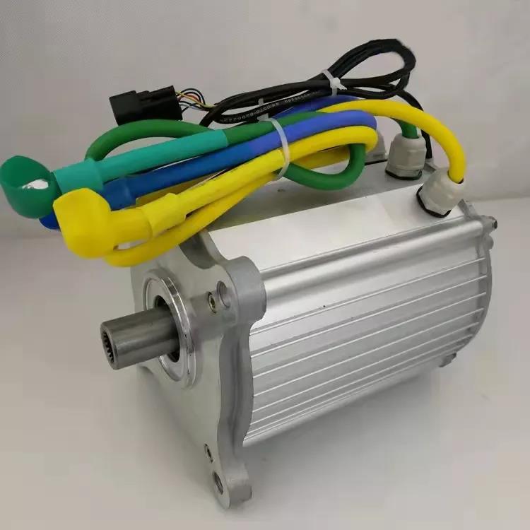 China Ac Motor For Electric Car Manufacturer –  5kW 60V Permanent Magnet Synchronous Motor, Controller, Accelerator  – INDEX