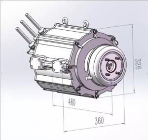 China Brushless Dc Motor/Brushless Dc Electric Motor Manufacturer –  35kW PMSM Motor for Electric Vehicle  – INDEX