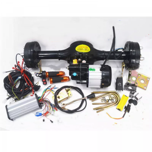 Electric tricycle quadricycle drum brake drive system modified power rear axle total 1000W motor controller