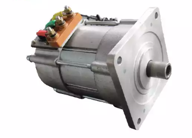 What kind of motor is used in electric vehicles