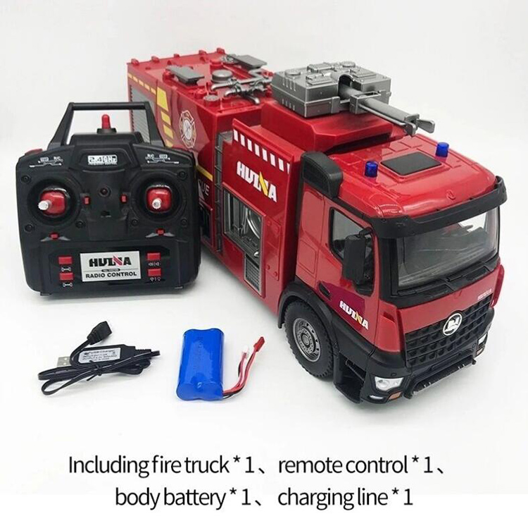 XINFEI 1562 1:14 Scale Van Water Spray Fire Engine Remote Control Fire Fighting Truck For Kids Toy Gift