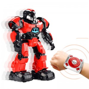 1702 Electronic Toys Intelligent Follow Induction Infrared Watch Gesture Remote Control Walking Dancing RC Robots