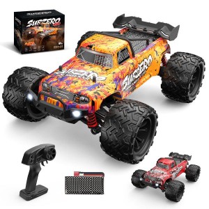 Dual powerful motors four-wheel drive 2.4ghz 1/16 scale 40km/h off road high speed rc car with TPR tires