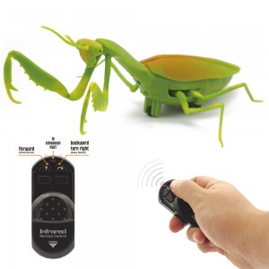 kid educational remote realistic plastic insect toy rc mantis factory with ir control
