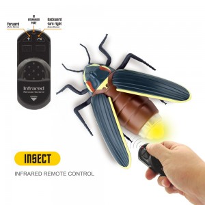 wholesale r/c glowworm 3CH infrared firefly glowing insect toys for kids