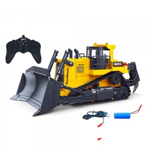 With light 1:16 11ch 30mins play time remote control engineering construction car rc bulldozer