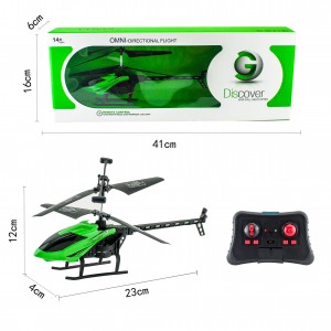 Plastic 10Mins Playing Time Remote Control Plane Airplane 3.5 Channel Gyro Infrared Ray RC Helicopter