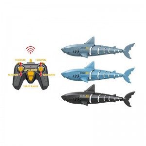 Factory Supply Control Boat - Amazon Online 2.4G RaidoControl Swimming RC Fish Boat Shark Remote Controlled Shark Toy – Xinfei