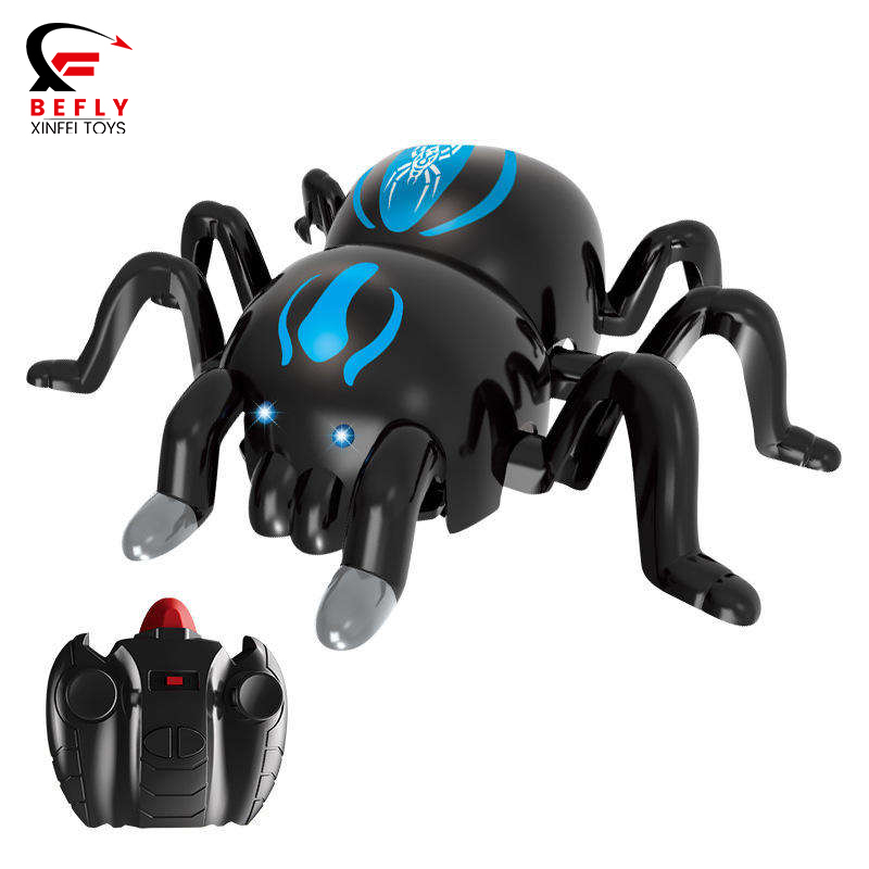 Factor wholesale 18mins playing time 4CH wall climbing toy spider with remote control