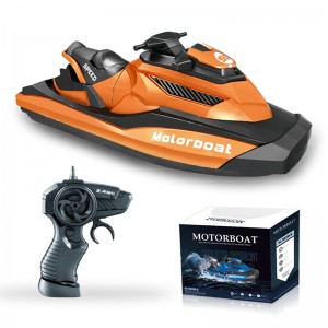2022 New Arrival Summer Outdoor 1:47 Scale 2.4G 4CH Motorboat Waterproof High Speed RC Mini Boat For Sale