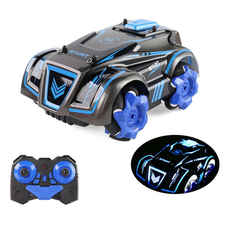 4CH LED Light Stunt Remote Control Racing Cars