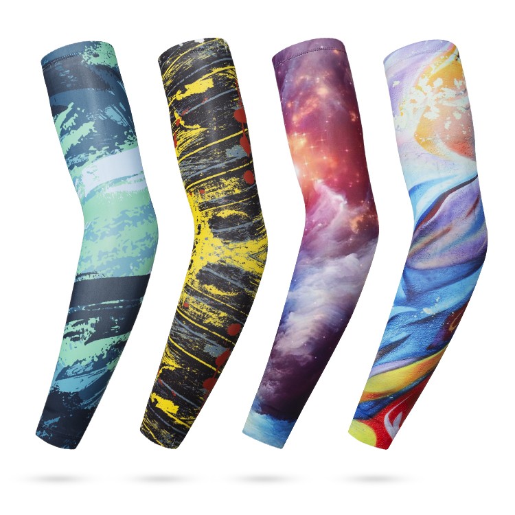 XingChun Sun Protection Arm Sleeves Cooling Sports Compression Athletic Sleeves for Basketball Running Cycling