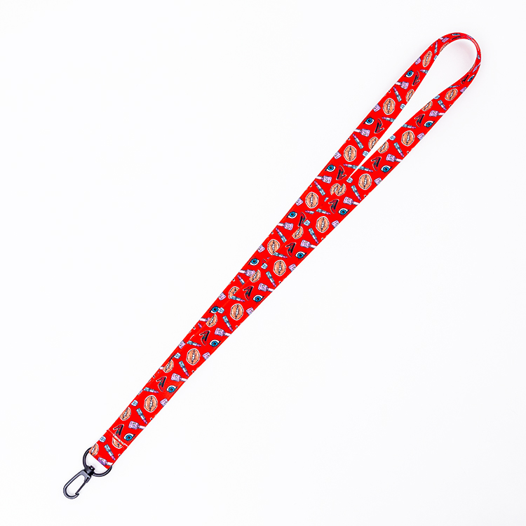 XingChun Factory Direct Hook Red Lanyard for Student Employee ID Card