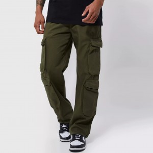 custom wholesale streetwear with side 6 pocket multi blank baggy donje naironi waist yakasununguka peached twill 3d cargo pants for men