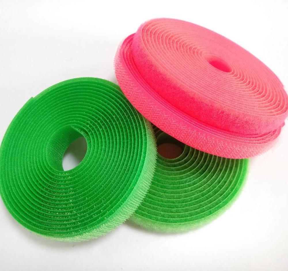 Adhesive nylon hook and loop tape