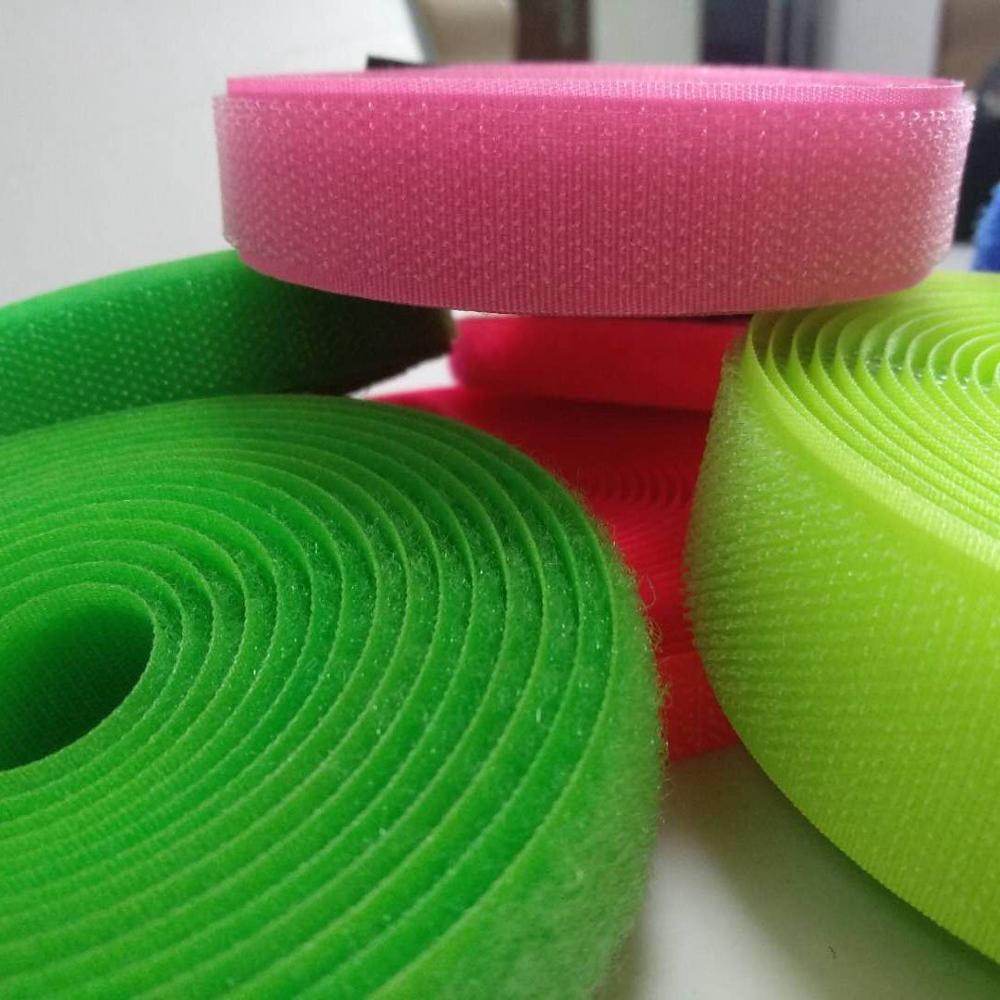 custom printed weaving elastic self adhesive resistance hook and loop strap tape fastener