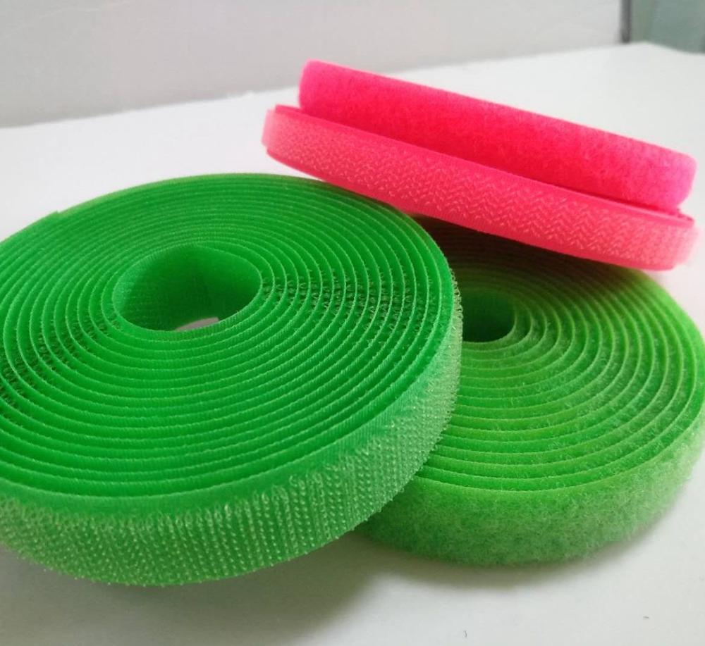 25mm width nylon back to back hook and loop tape