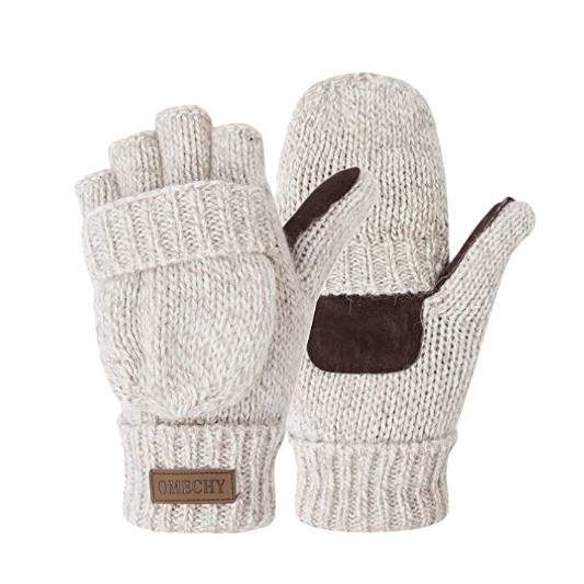 Winter Knitted Fingerless Gloves