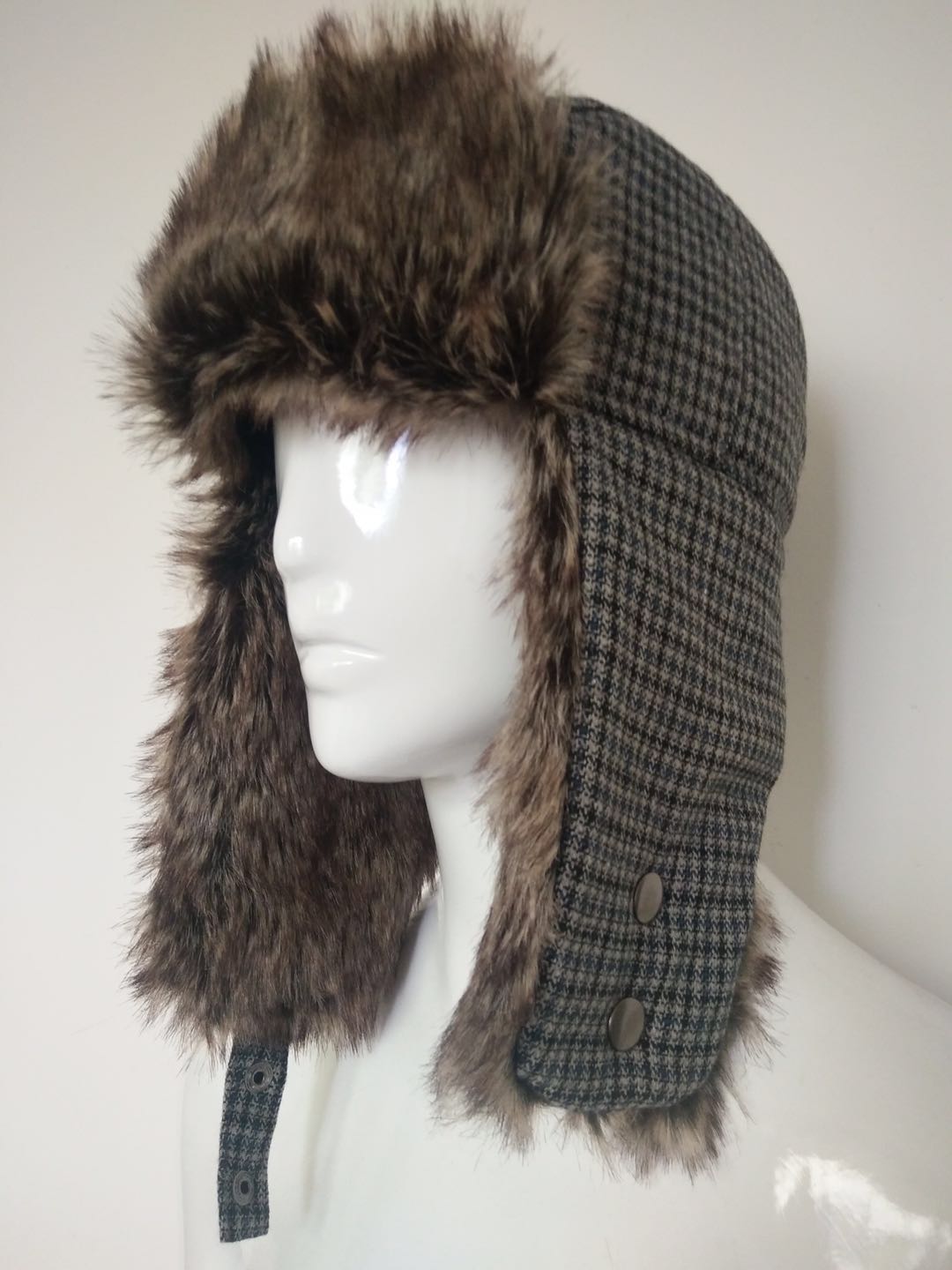 China Bomber Hat Wholesale and  Russia Winter Hat Custom Trapper Cap