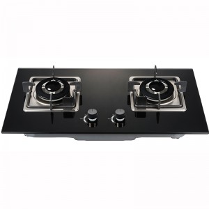 Double Burners Built-In hob with ceramic glass