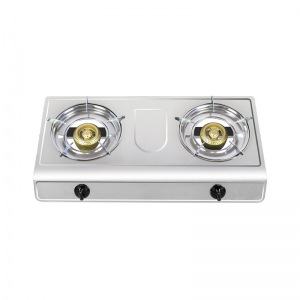 Professional Kitchen Double Gas cooker with stainless steel body