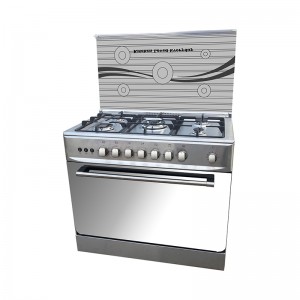 OEM Freestanding gas oven Automatic Pizza Oven Stainless Steel Painted 90X60CM 5 burners