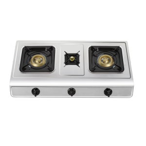LPG gas cookers with 3 burners for high pressure wok