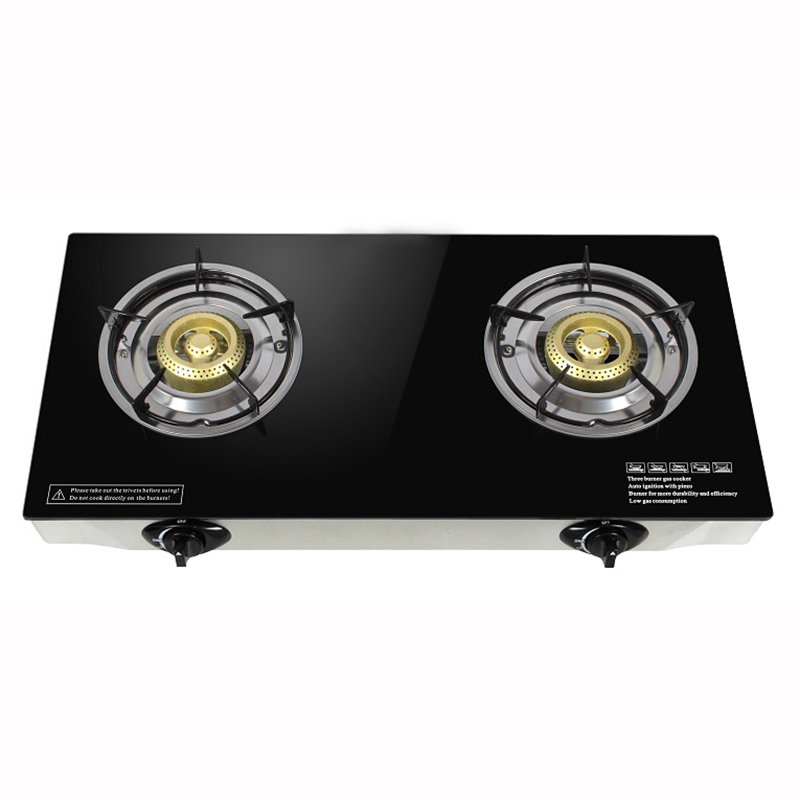 Stainless Steel table top 2 Burner Gas Cooker