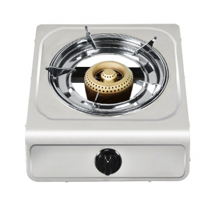 Single gas stove with beehive cast iron burner
