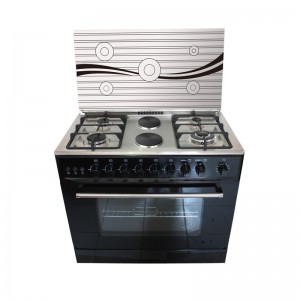 Freestanding Gas Range with gas Burners and Hotplates