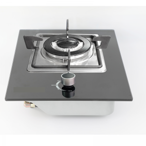 Single built-in gas hob with modern design