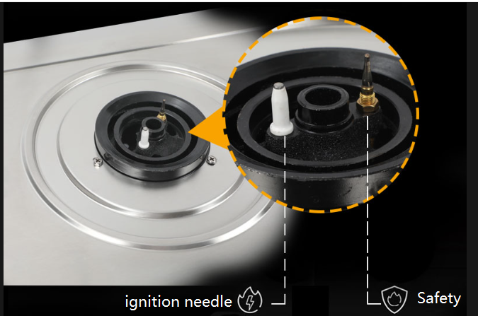 why a gas range turns off by itself