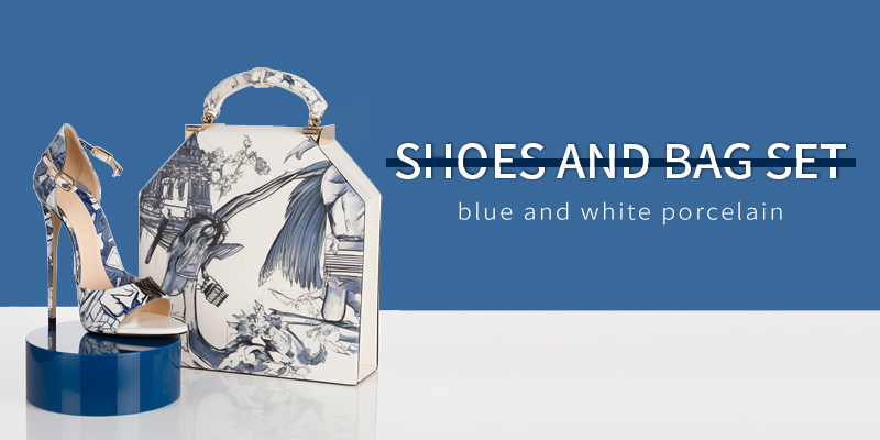 Build your brand with customized high heel pump and bags.
