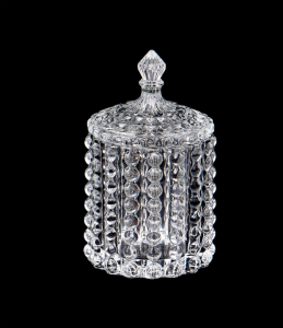 Best Price on Purple Glass Vase - XJ-8113 Bead sugar bowls – New Crystal