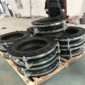 China Manufacturer For Steel Pipe Expansion Joint - Rubber Bellows Expansion Joints Rubber Lined Large Diameter DN900 FF  – Xinqi