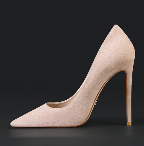 8 Year Exporter Wholesale Pump Heels - sexy light color suede pointed toe high heel women shoes pumps – Xinzi Rain