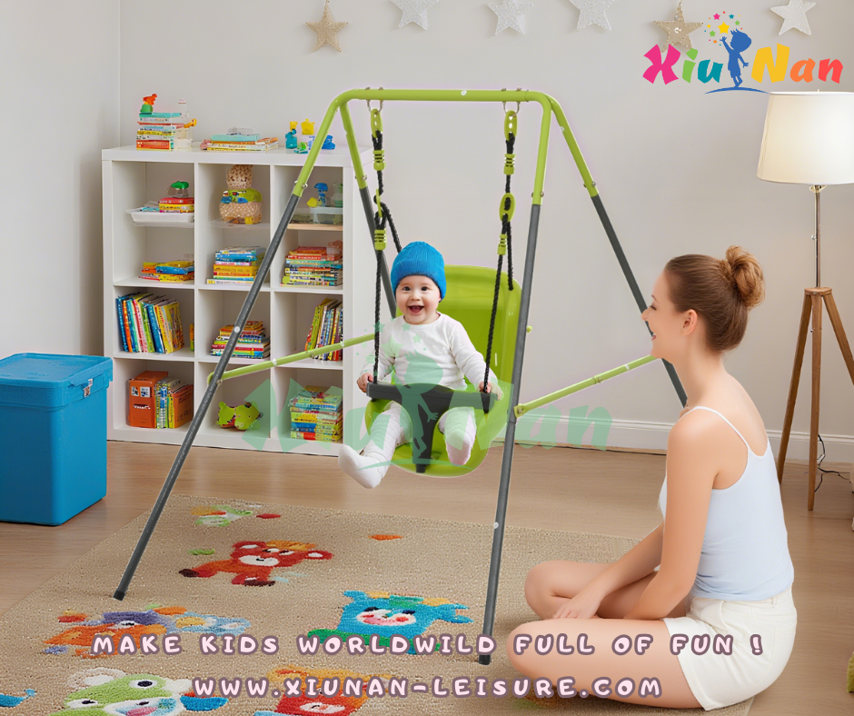 XNS001 Baby Swing: Elevate Early Childhood Play with Safe, Cozy Indoor Fun