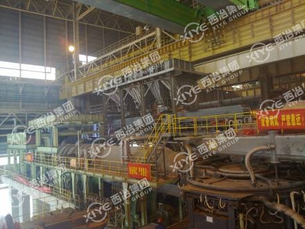 100t electric furnace project of an iron and steel company in Jiangsu