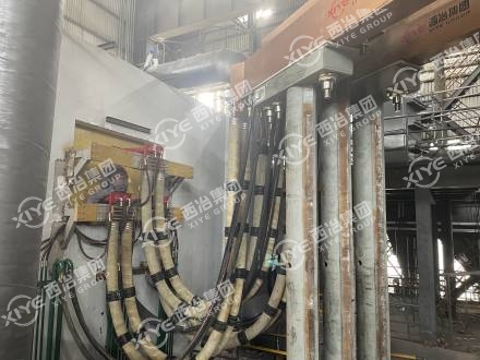 A 130t steel refining engineering company in Hebei