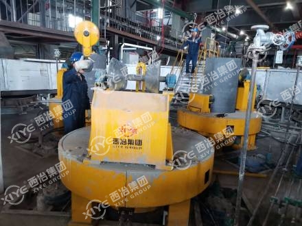 Online electrode extension project of a ferroalloy company in Sichuan