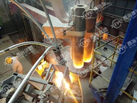 Refining furnace project of Tangshan Iron and Steel Company