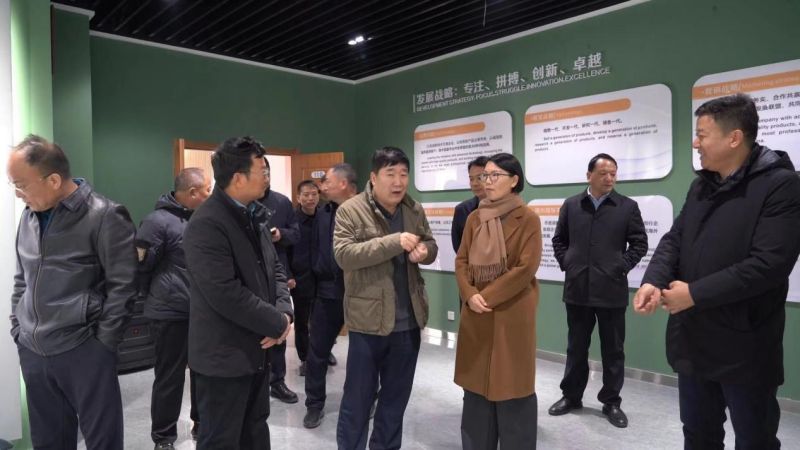 Zhashui Leaders and Their Departments Visited Xiye Company for Visit and Inspection