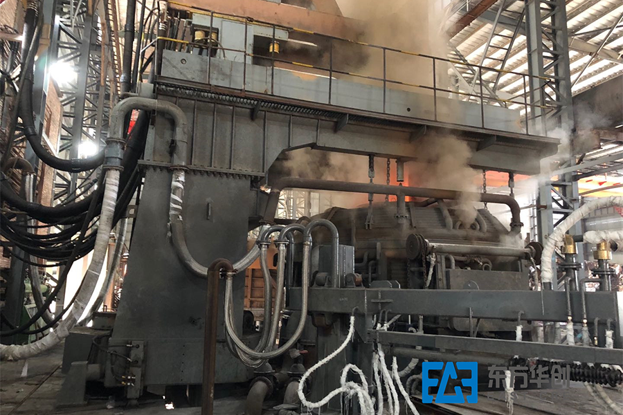 Warmly congratulate our company to build 50 tons of electric arc furnace successfully put into operation