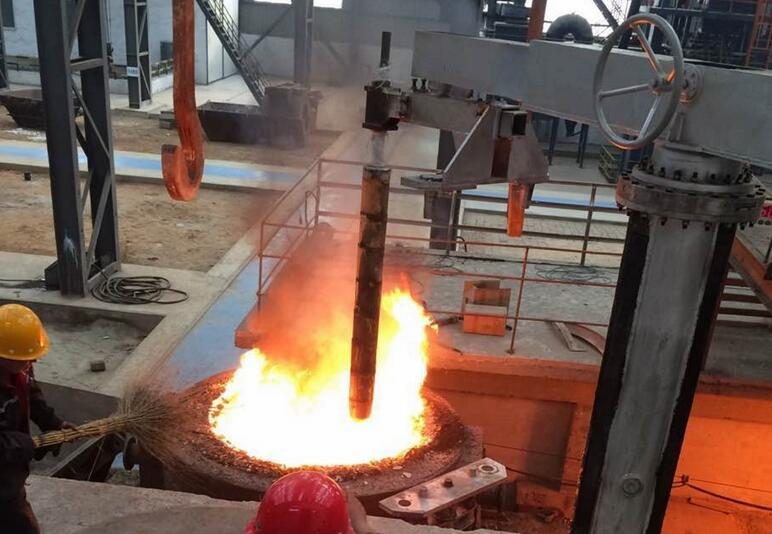 Our company successfully tried out the customized LF ladle refining furnace and hot-fit plug rod device for Hebei Huajun Cast Steel