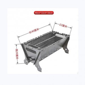mòr-reic prìs factaraidh foldable stàilinn grill BBQ charbroiler