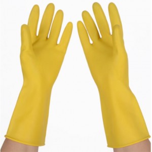 гумени работни ръкавици за безопасност на едро от памучно платно