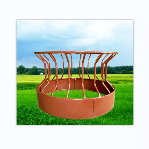 čelična cijev poljoprivredna oprema stočna ograda za uzgoj stoke i čvrsta čelična farma hranilice za stoku