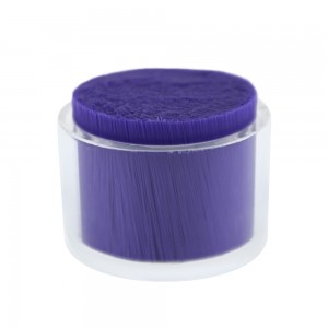 0.5mm transparent PA6 crimpled synthetic brush filament