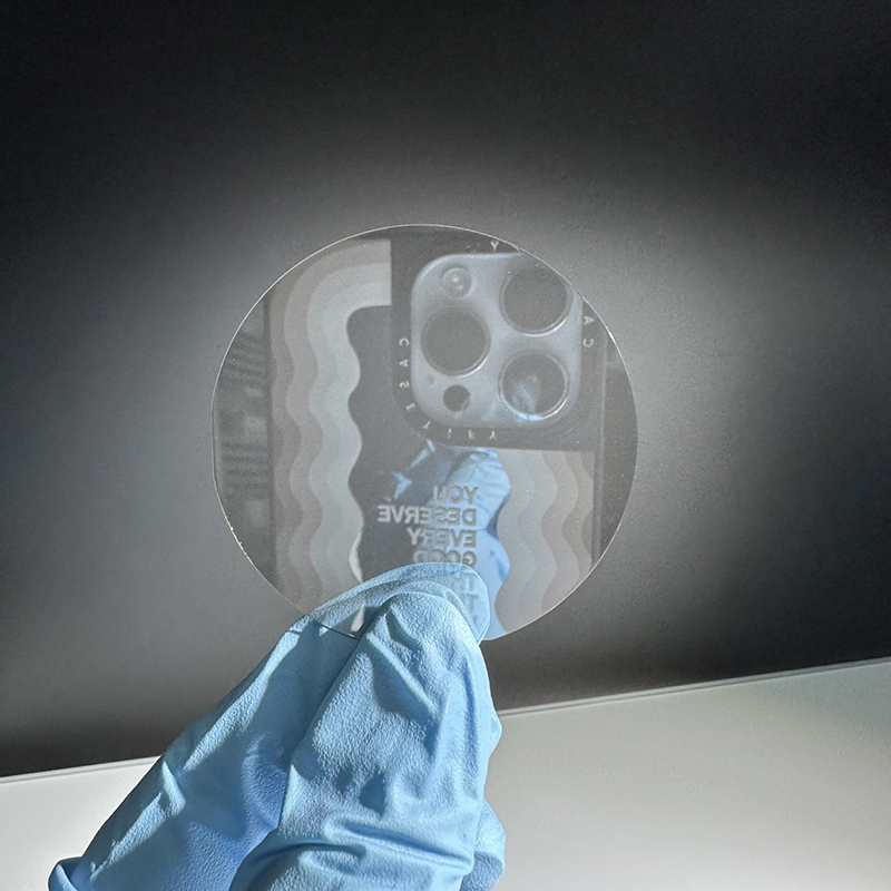 Tấm wafer nền 3 inch 76,2mm 4H-Semi SiC Tấm silicon Carbide bán xúc phạm