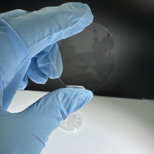 3inch 76.2mm 4H-Semi SiC wafer di substratu Wafers di SiC semi-insultante di carburu di siliciu